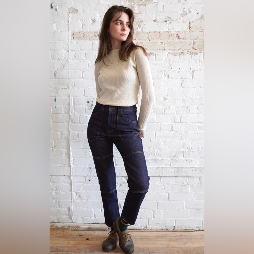 Gamine Workwear Madame X Dungaree Utility Jean Sz 28